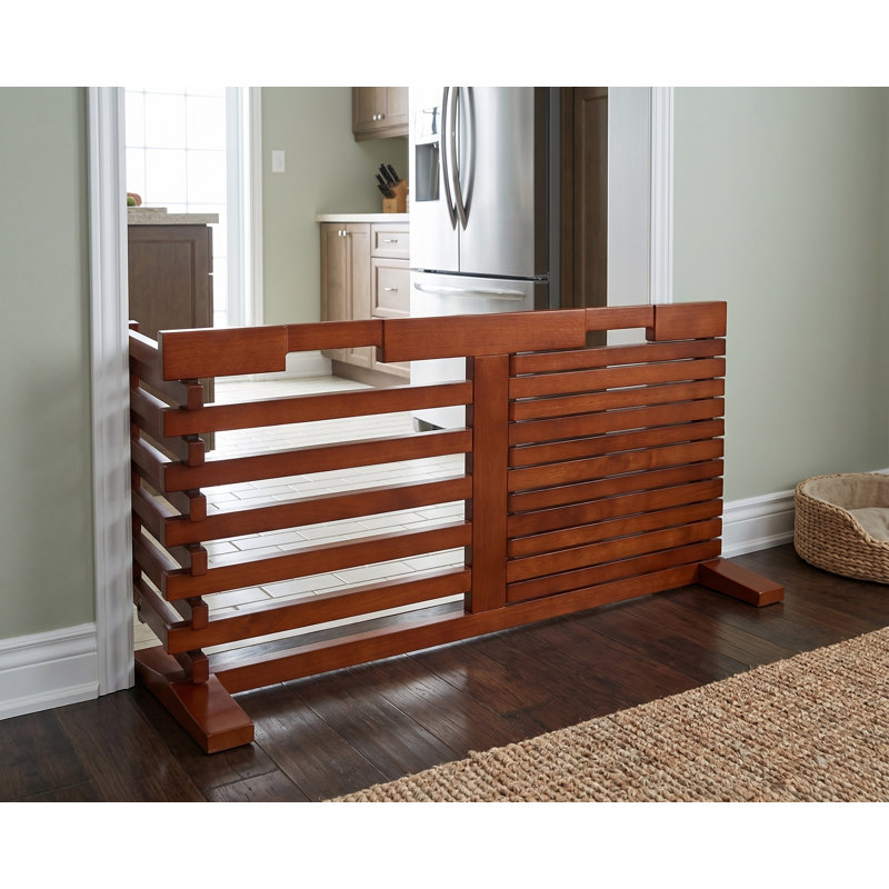 Dontae Free Standing Pet Gate, Tall (29" H)