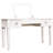 Mirrored Bedroom Makeup Table - Vanity Desk With Stool Wood And For Long-Term Use Storage Easy Assembly In 30 Minutes