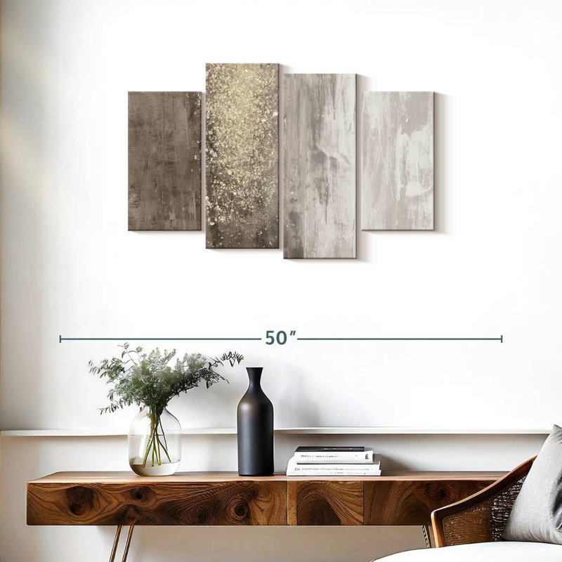 Avery Glitter Rain II, 22" H x 36" W