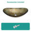 Lavabo en verre trempé, lavabo vasque élégant