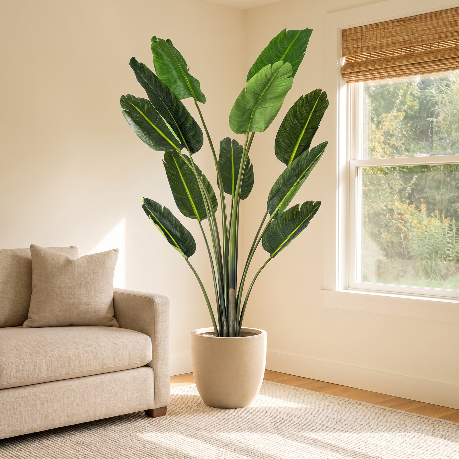 Jorah Palm Tree with Base Included, 72" H x 26" W x 26" D