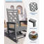 Fauteuil à bascule 40 po gris