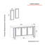 Buffet de 70,9 po de largeur