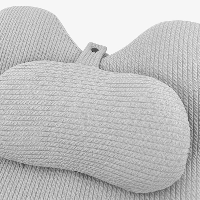 Coussin ergonomique pour adulte en mousse viscoélastique, Gris