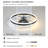 Ceiling Fan With Lights Dimmable LED