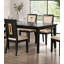 Mobilier de salle à manger de table de salle à manger de style contemporain 1 pièce