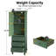 vaisselier gain de place, 160 cm, rangement de style champêtre en MDF et bois pour salle à manger