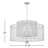 8 - Light Dimmable Drum Chandelier