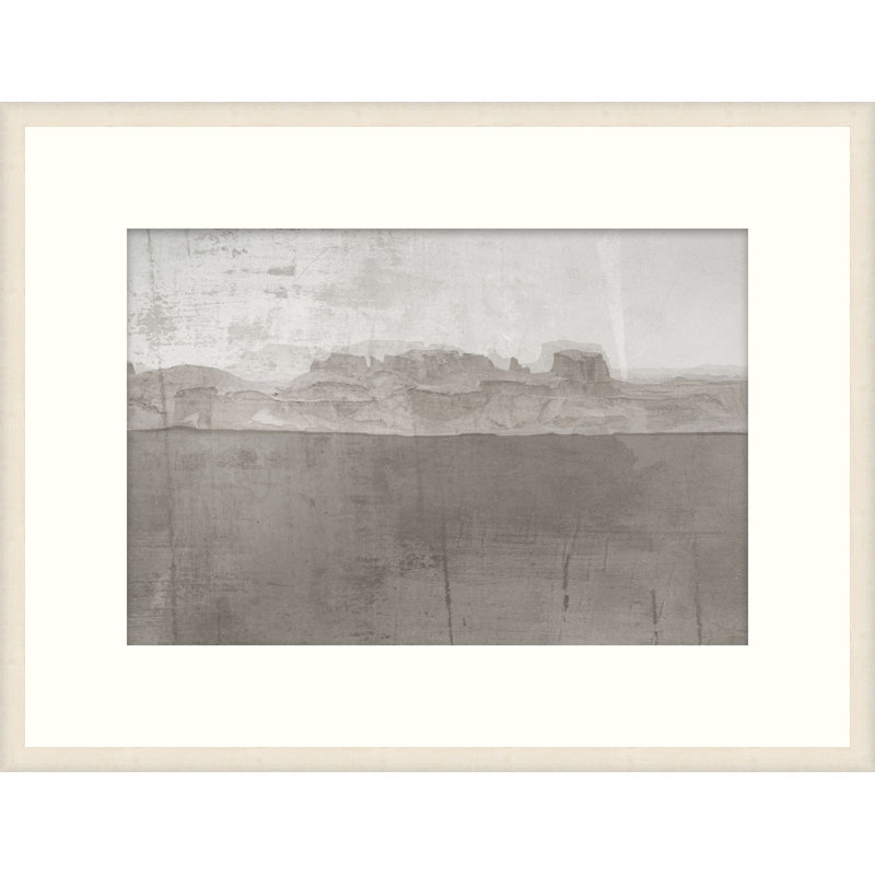 Desert Walls 1, reproduction d'art encadrée, H 30 po x l 38 po