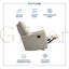 Nurture& The Manual Premium Modern Recliner Nursery Glider Chair with Spill, Stain Proof Fabric-493923420