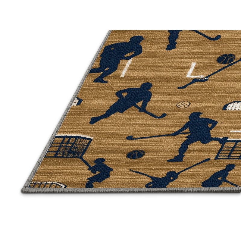 Tapis de hockey sur gazon lavable , Rectangulaire 2 pi x 3 pi