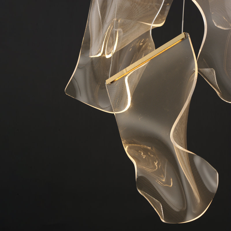 Luminaire suspendu 24 lumières Rosamund, 14, 3, Or français