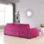 Canapé-lit réversible en soie de 91 po de largeur et chaise longue-67816707