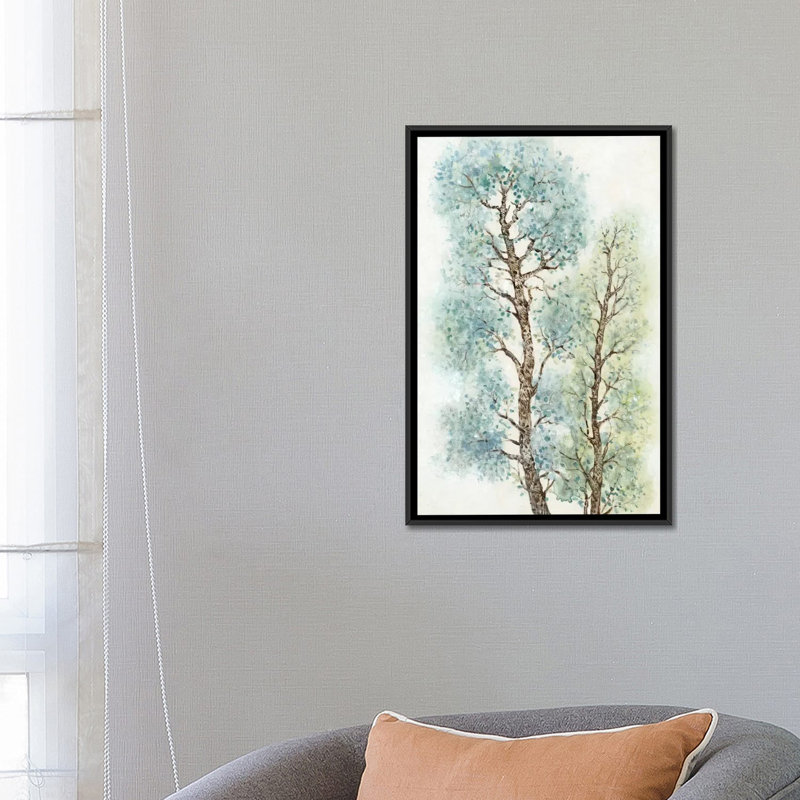 « i », reproduction d’art sur toile tendue Tranquil Tree Tops, H 26 po x l 18 po x P 1,5 po, Toile avec cadre noir