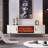 Modern simulation electronic fireplace TV stand