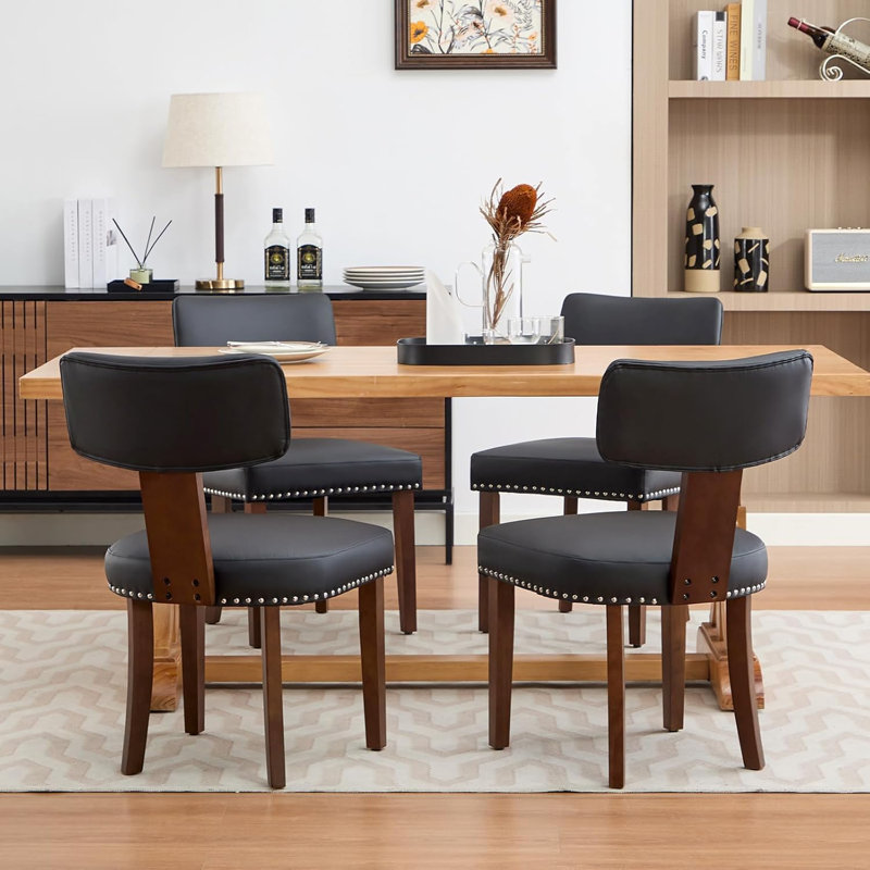 Ensemble de 2 chaises de salle à manger Mid Century