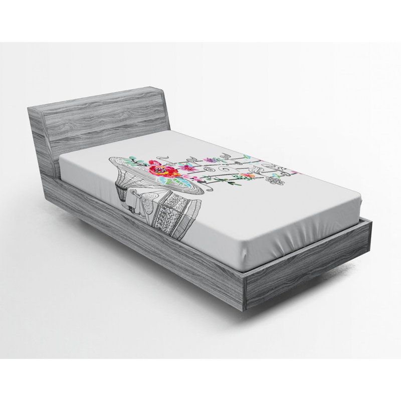 Microfiber Fitted Sheet, Twin Fitted Sheet