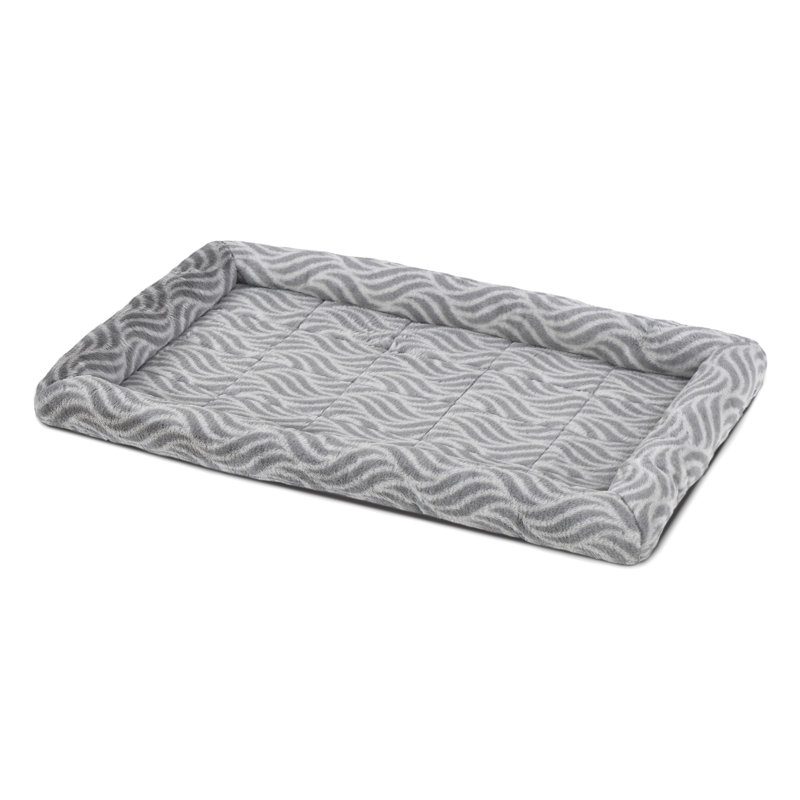 Lit pour animaux Midwest Homes For Pet, Gris, Moyen (l 35,24 po x P 22,33 po x H 2,88 po)
