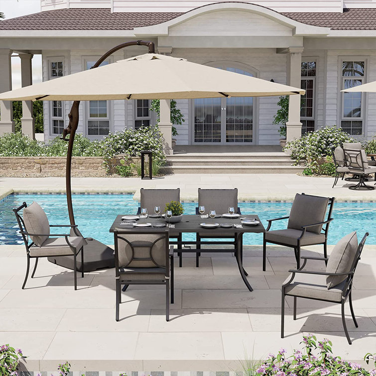 Pyatt Square 6 - Person 66.1" Long Dining Set with Cushions