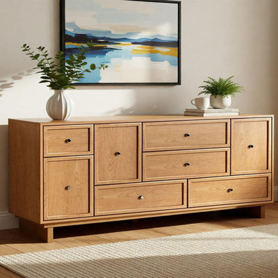 Retro multi-functional storage sideboard cabinet