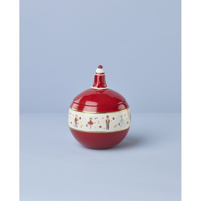 Lenox Nutcracker Ballet Covered Candy Jar