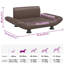 Lit pour chien en similicuir 11,0 po-1035031028