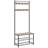Parke Hall Tree 27.6'' Wide with Bench and Shoe Storage-1937347747
