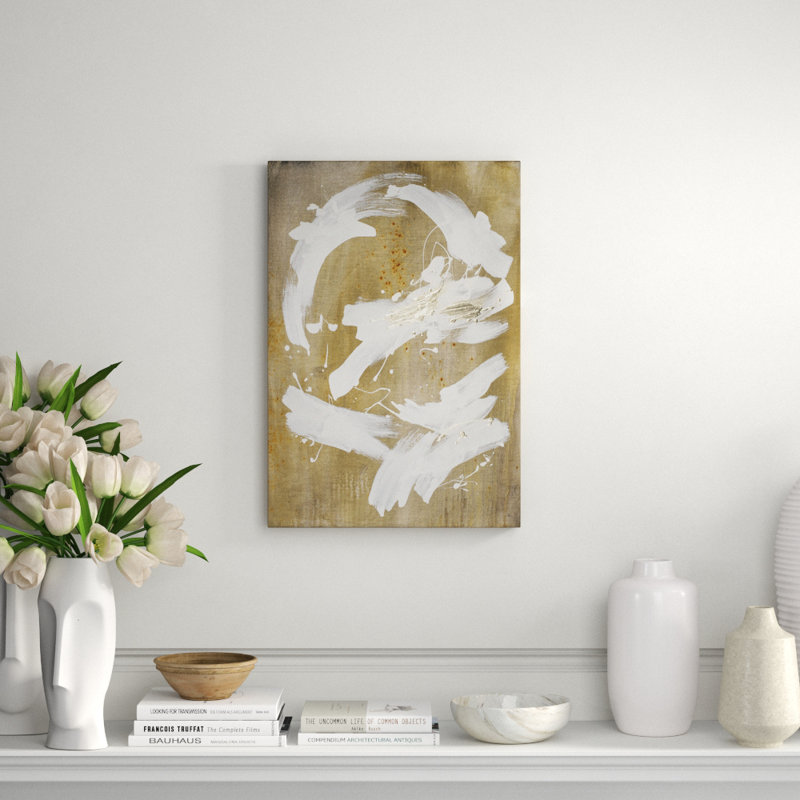 Gesture 1 Painting by Jennifer Hollack Raboin, Stretched Canvas, 30" H x 20" W x 2" D