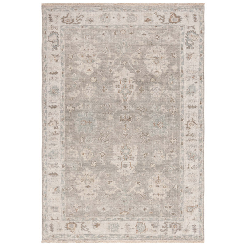 Tapis oriental en laine / coton noué à la main Garceno, Rectangle 2 pi x 3 pi