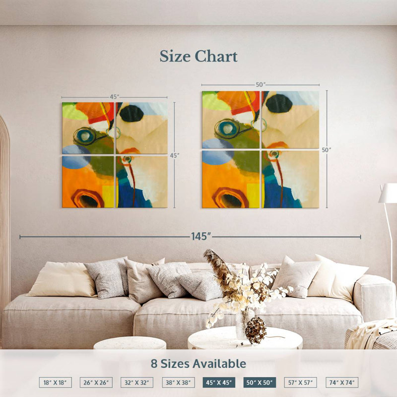 Amusement I, 50" H x 50" W