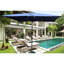 Parasol de patio rectangulaire de 6 pi x 9 pi - imperméable à l'eau à l'extérieur, manivelle et inclinaison faciles, pour piscine de jardin, abri imperméable, construction avec piscine à bouton-poussoir-121047287
