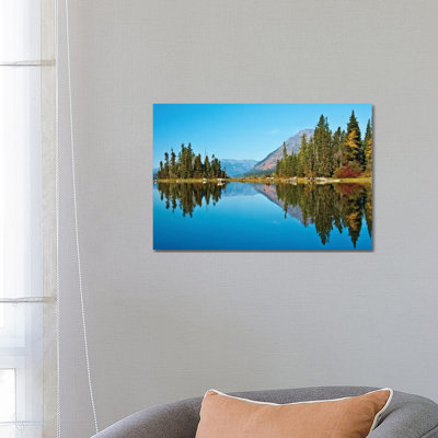 Autumn Reflection Lake Wenatchee Wenatchee National Forest WA by Michel Hersen Wrapped Canvas Photograph Autumn Reflection Lake Wenatchee Wenatchee National Forest WA by Michel Hersen Wrapped Canvas Photograph