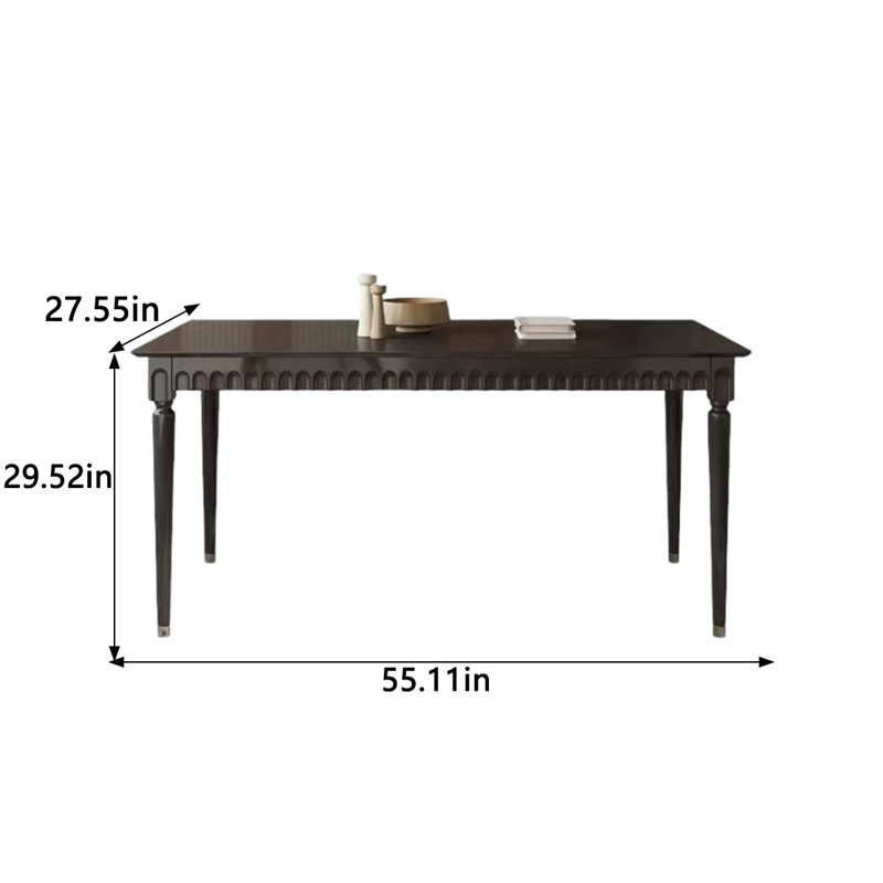Table de salle à manger Tamisha, L 27,55 po x L 55,1 po