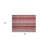 2' X 3' Gray Pink and Red Striped Washable Non Skid Indoor Outdoor Area Rug