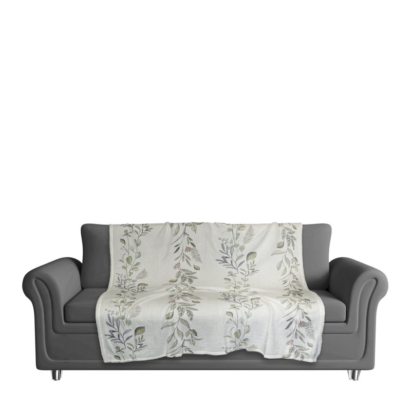 Hand Woven Throw Blanket, White