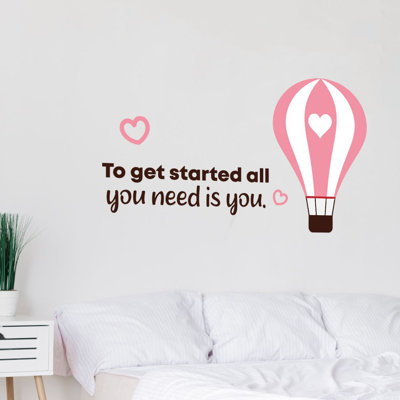 Text & Numbers Wall Decal