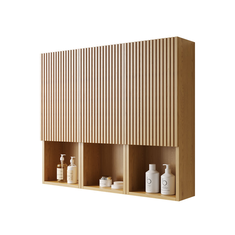Ensemble d'armoires de rangement mural 41 "avec portes et compartiments ouverts Gritton