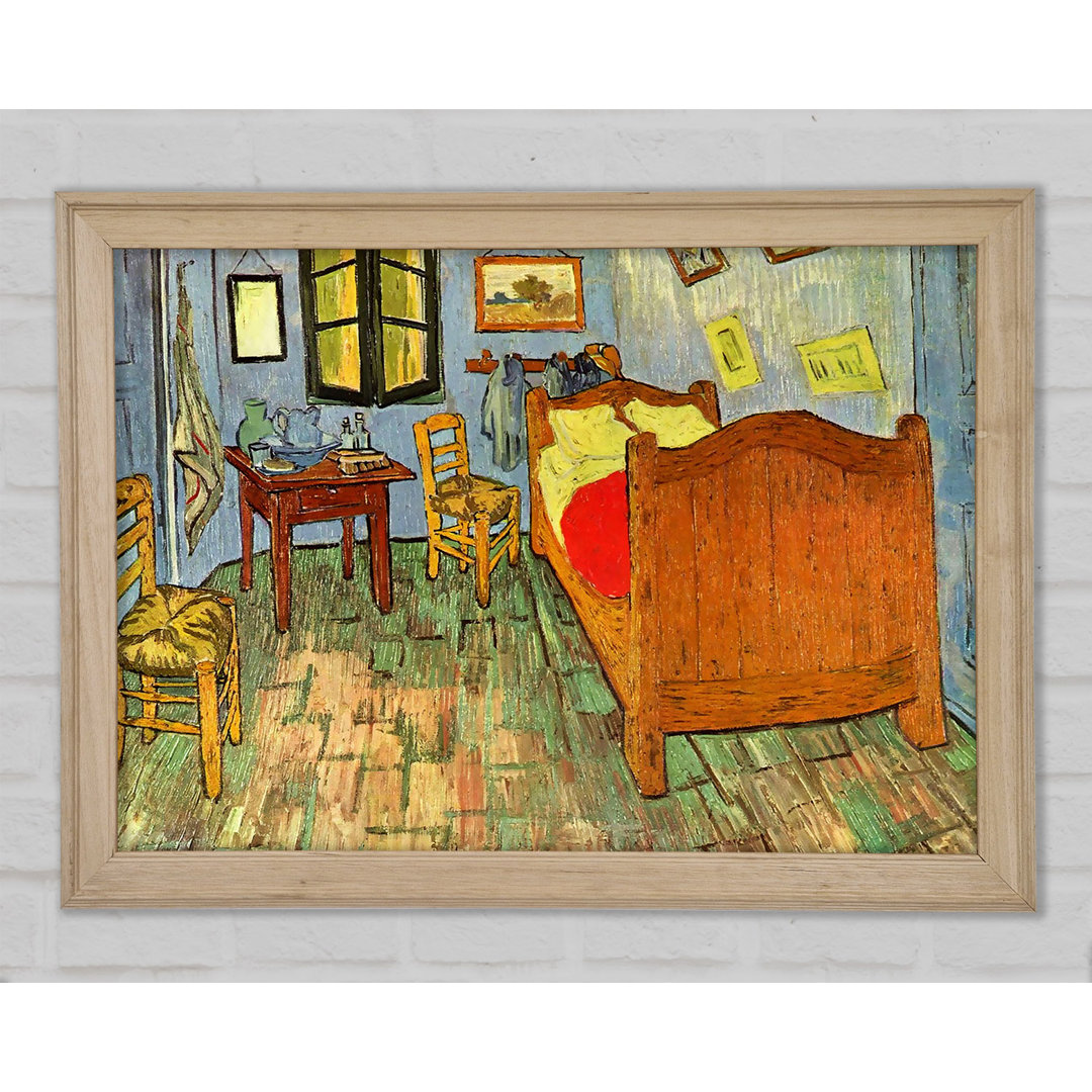 Schlafzimmer von Van Gogh - Einzelne Bilderrahmen Kunstdrucke