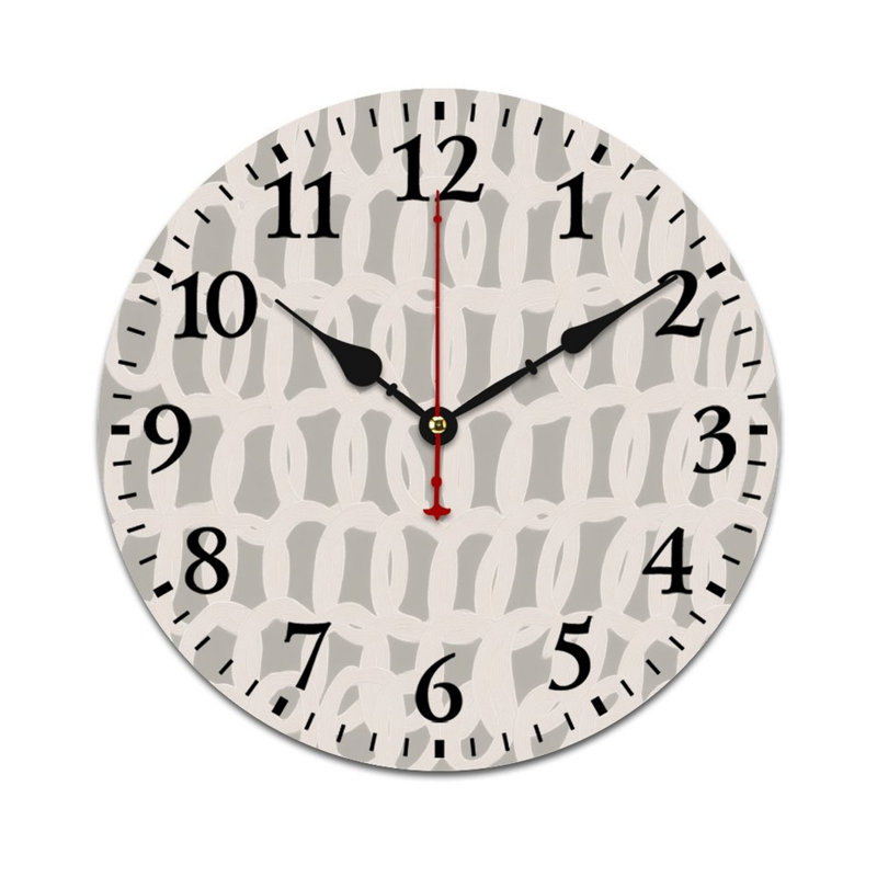 Horloge murale 12 po x 12 po, abstrait