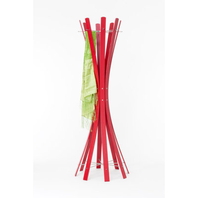 Solid Wood Freestanding Coat Rack