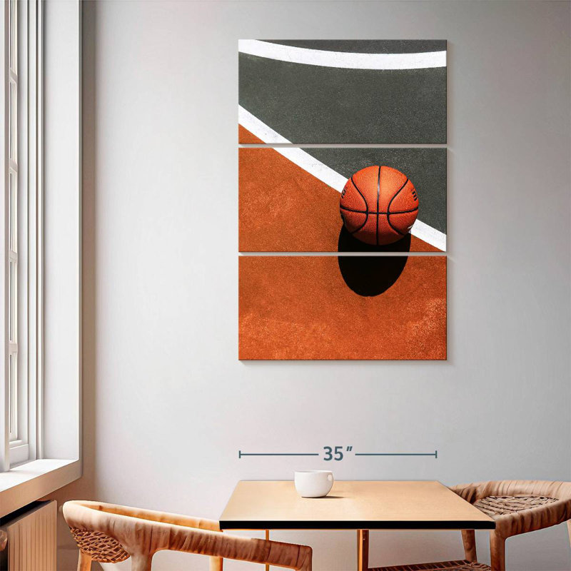 Terrain de basketball Sireci, H 65 po x l 42 po