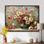Rose et blanc, charme de ferme, Renoncule II - Renoncule, art mural-819370454-819370451