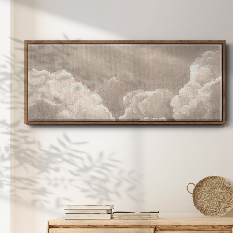 Painted Clouds II- Framed Canvas