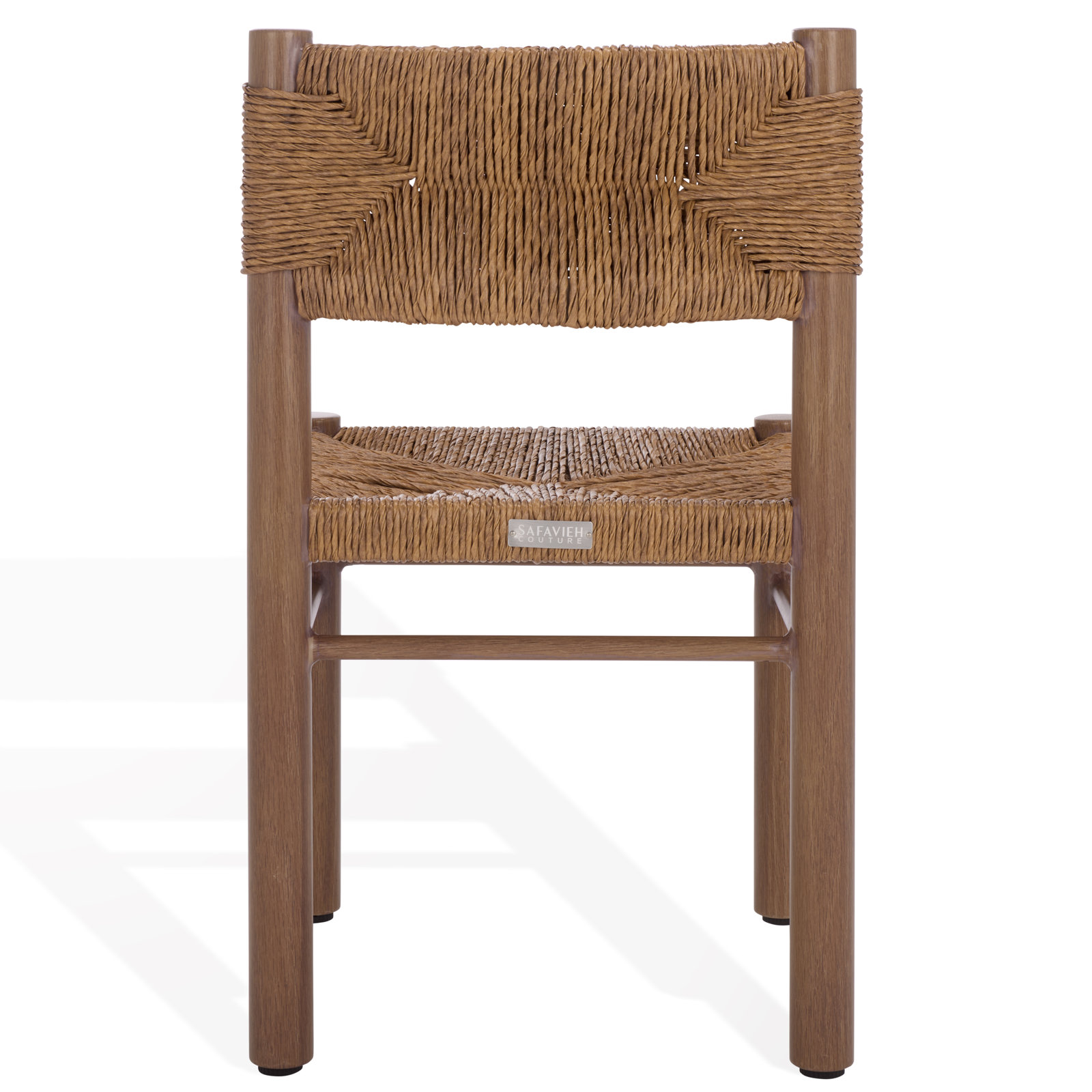 Indie Rattan Weaving Outdoor Dining Chair, Brown