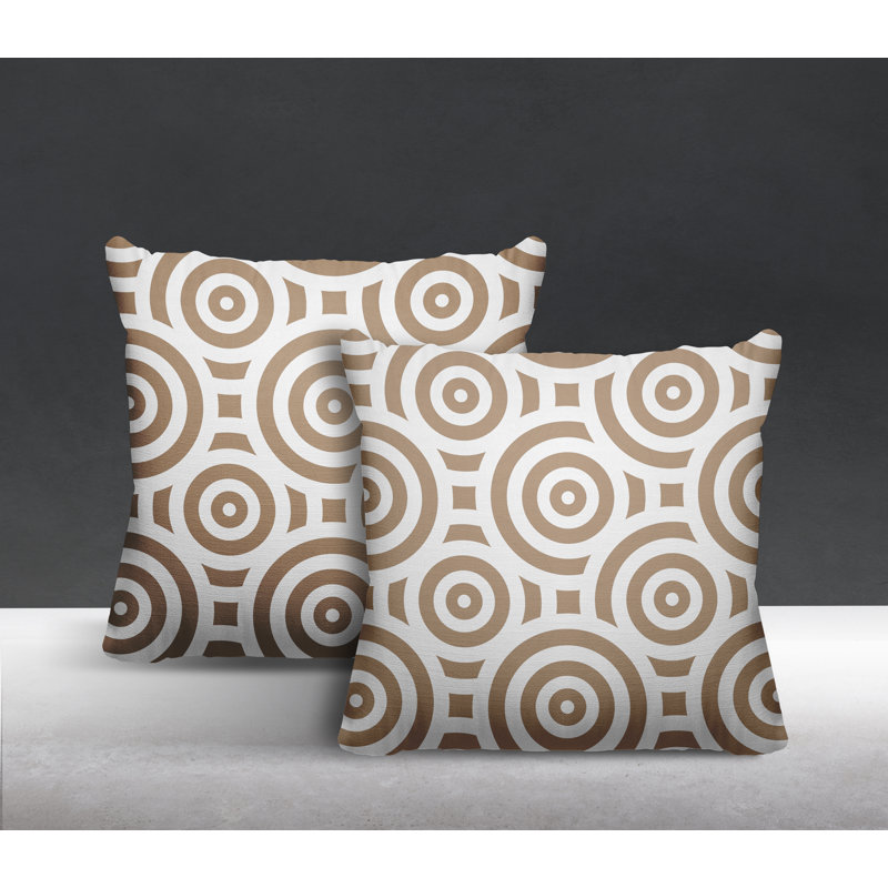  Coussin intérieur / extérieur, L 19 po x H 19 po, Beige