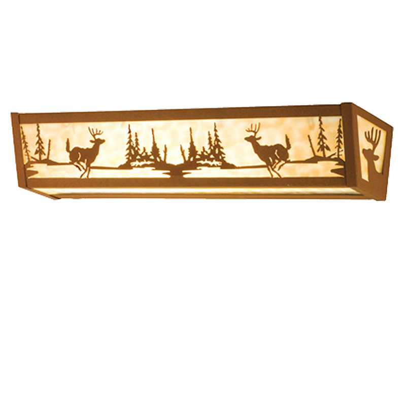Rustic Lodge 4 - Light Bath Bar, Timeless Bronze
