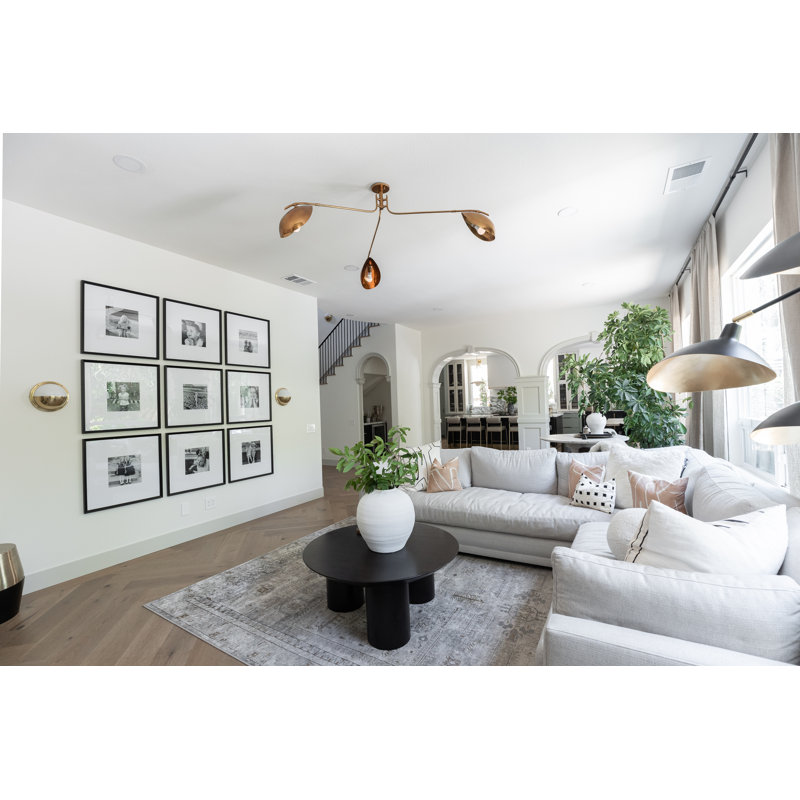 Plafonnier semi-encastré 3 lumières Avondale