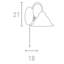 Lucile Armed Sconce-20600184