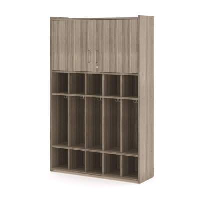Casier d'école en stratifié pour plancher à 5 sections Tot Mate