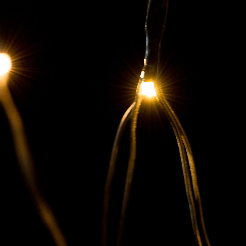 100 White Net Lights